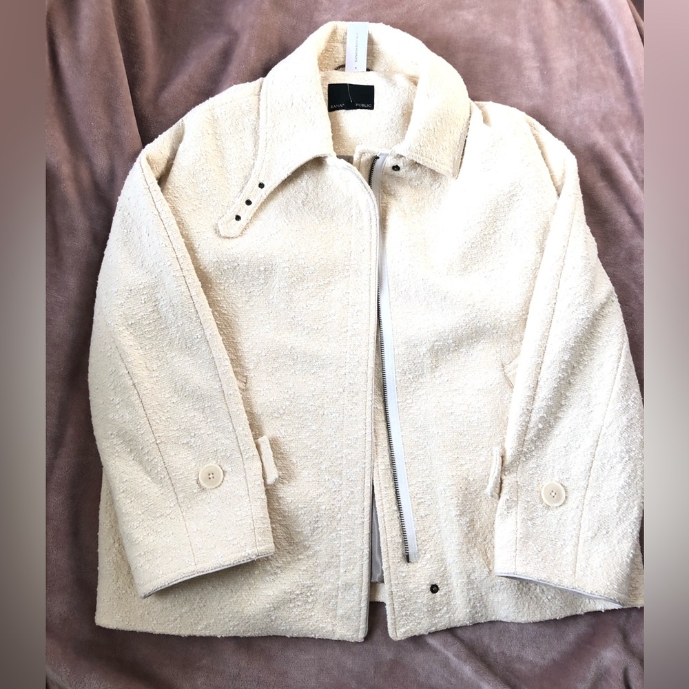 Banana Republic Oversized Balmacaan Jacket